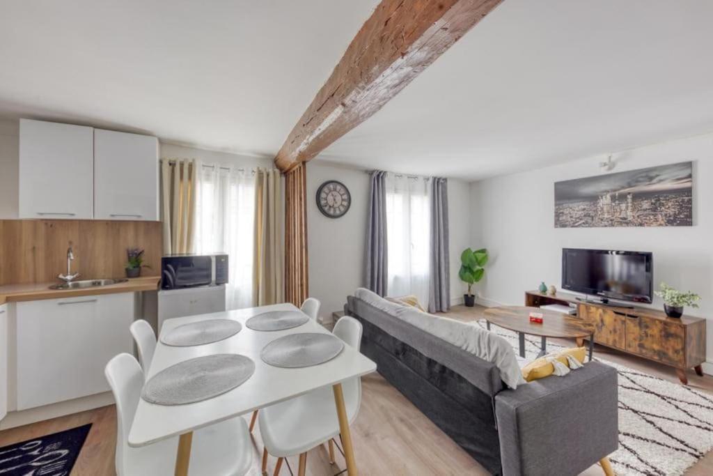Charmant T3 En Duplex Saint-Brice-sous-Forêt Exterior foto